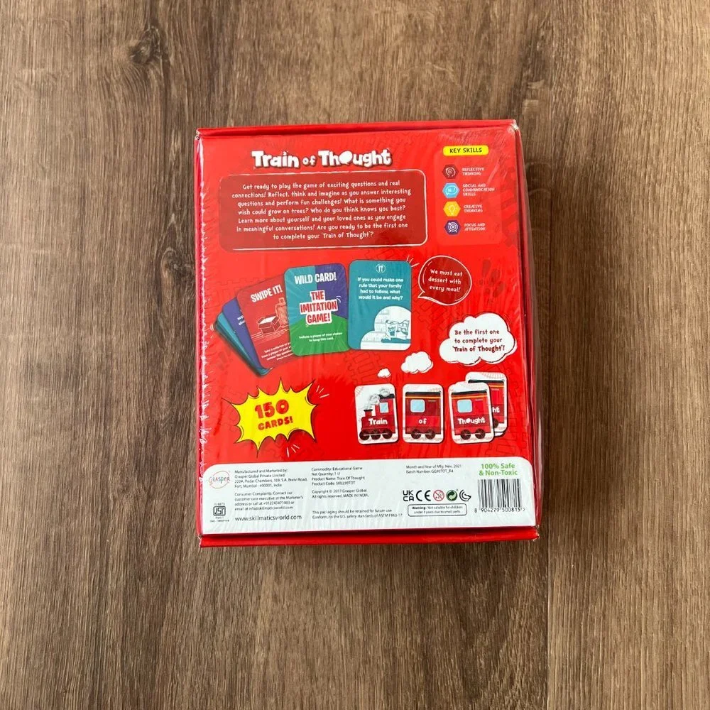 NEW Skillmatics Card Game - Train of Thought- Family Game Night